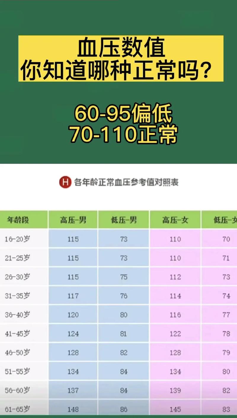 血压的正常范围是多少 正常的血压范围